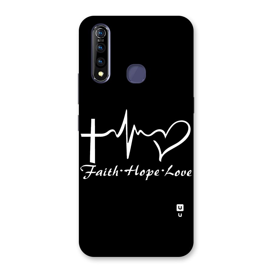 Faith Hope Love Heart Sign Back Case for Vivo Z1 Pro