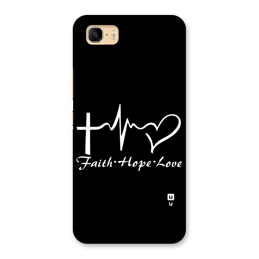 Faith Hope Love Heart Sign Back Case for Zenfone 3s Max