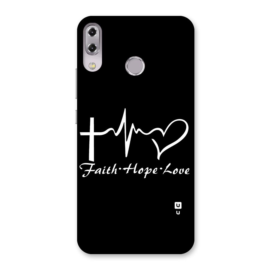Faith Hope Love Heart Sign Back Case for Zenfone 5Z