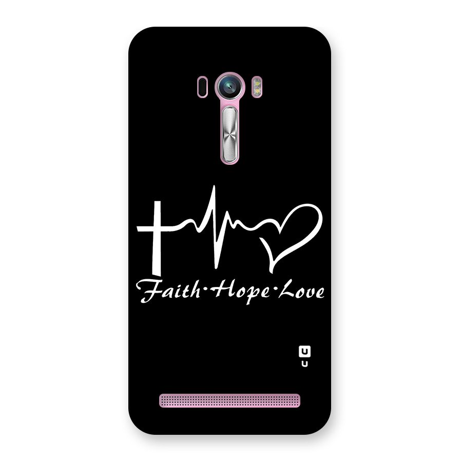Faith Hope Love Heart Sign Back Case for Zenfone Selfie