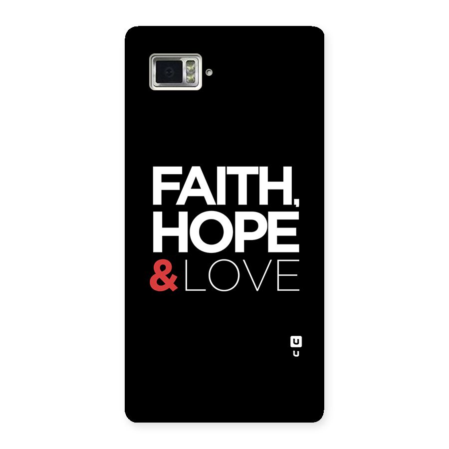 Faith Hope and Love Typography Back Case for Vibe Z2 Pro K920