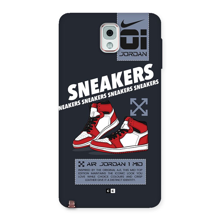 Fantastic Air Shoes Back Case for Galaxy Note 3