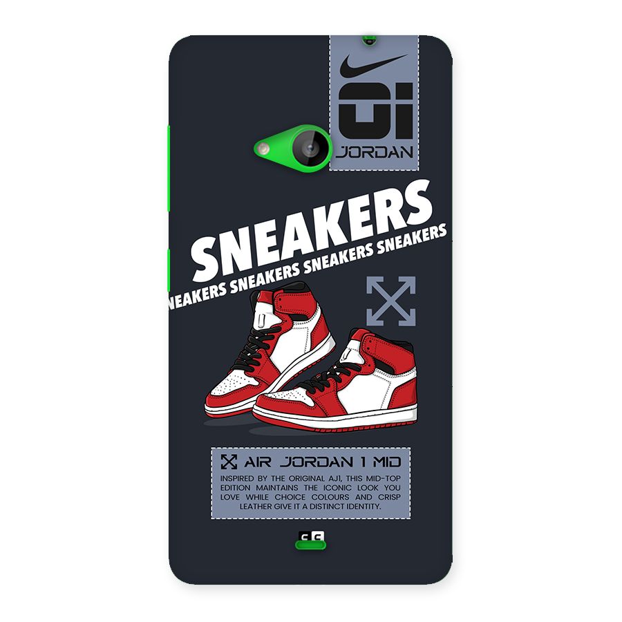 Fantastic Air Shoes Back Case for Lumia 535