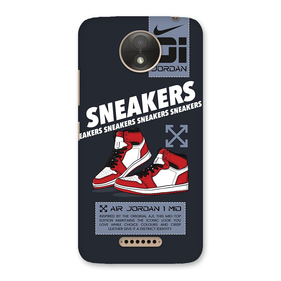 Fantastic Air Shoes Back Case for Moto C Plus