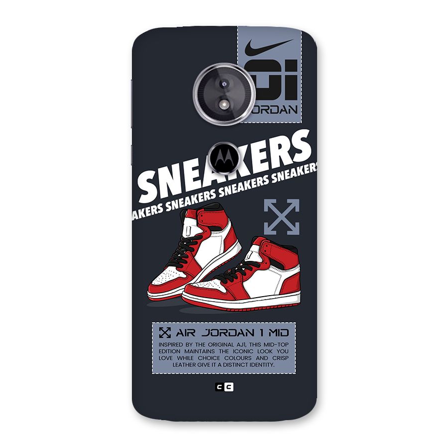 Fantastic Air Shoes Back Case for Moto E5