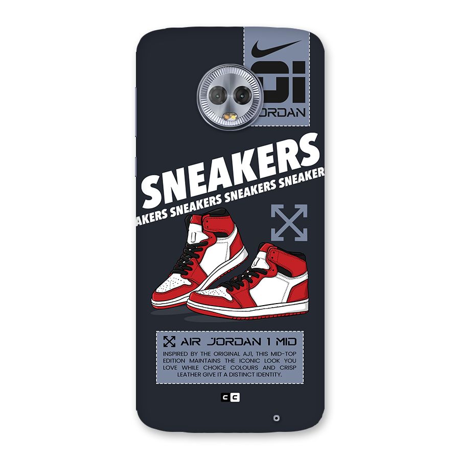 Fantastic Air Shoes Back Case for Moto G6 Plus