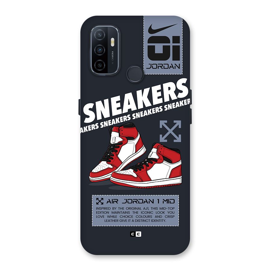 Fantastic Air Shoes Back Case for Oppo A32