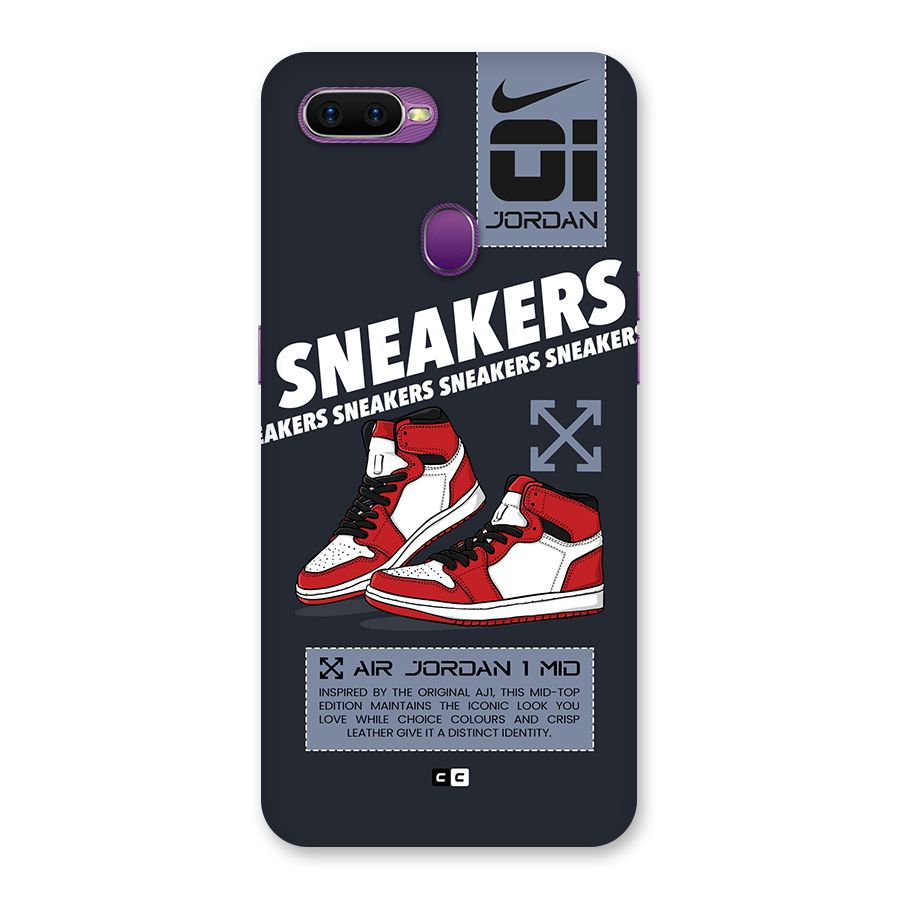 Fantastic Air Shoes Back Case for Oppo F9