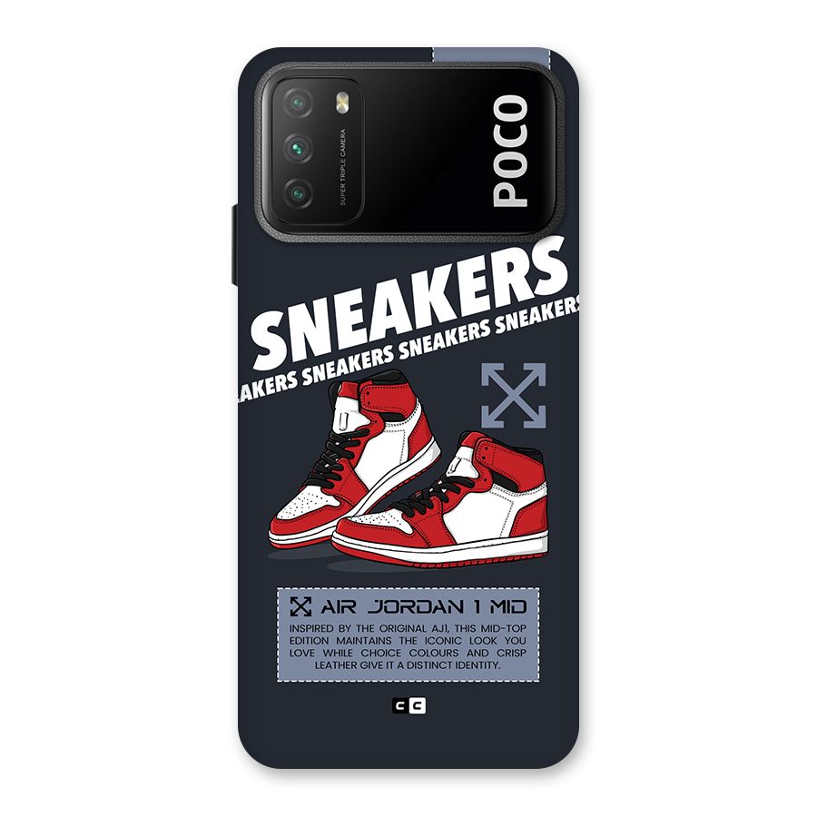 Fantastic Air Shoes Back Case for Poco M3