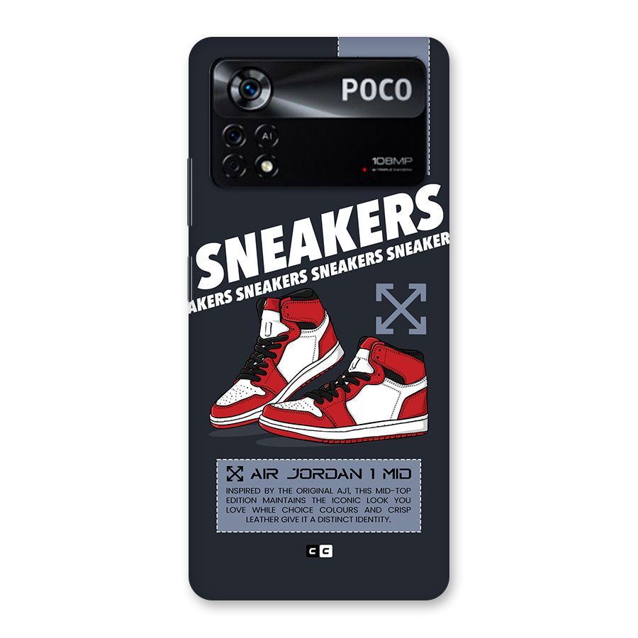 Fantastic Air Shoes Back Case for Poco X4 Pro 5G