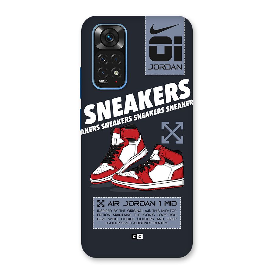 Fantastic Air Shoes Back Case for Redmi Note 11S