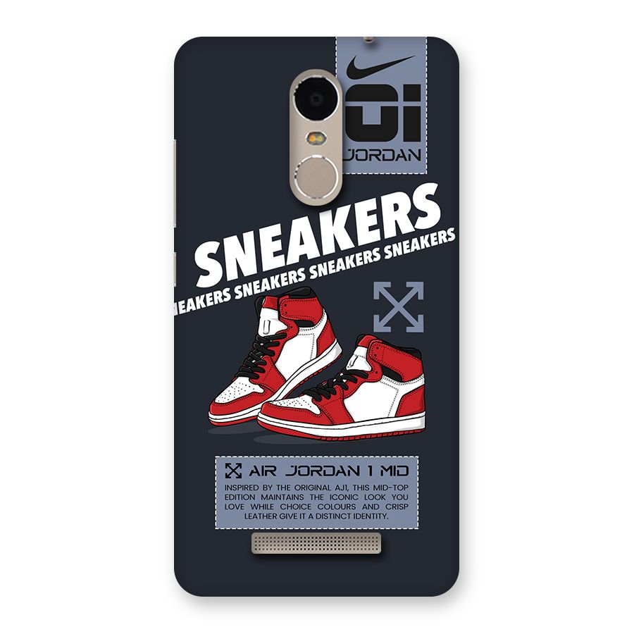 Fantastic Air Shoes Back Case for Redmi Note 3
