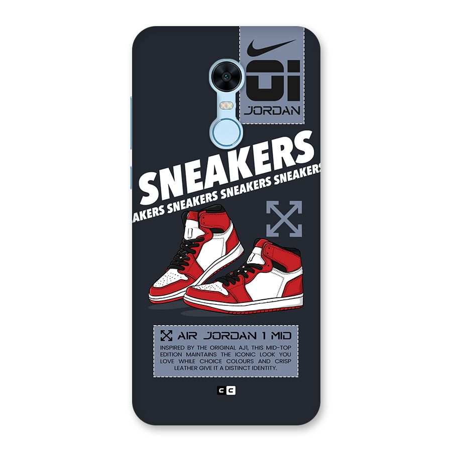 Fantastic Air Shoes Back Case for Redmi Note 5