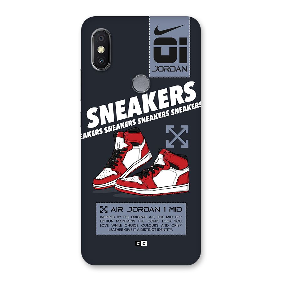 Fantastic Air Shoes Back Case for Redmi Y2