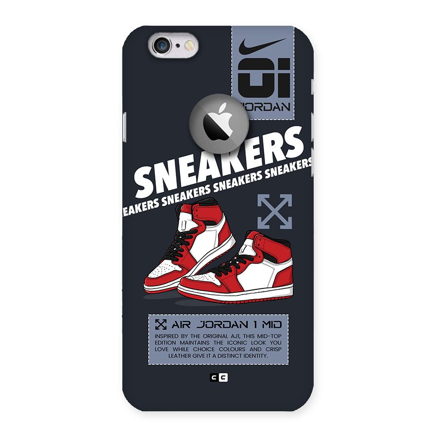 Fantastic Air Shoes Back Case for iPhone 6 Logo Cut