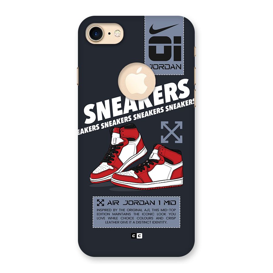 Fantastic Air Shoes Back Case for iPhone 7 Logo Cut