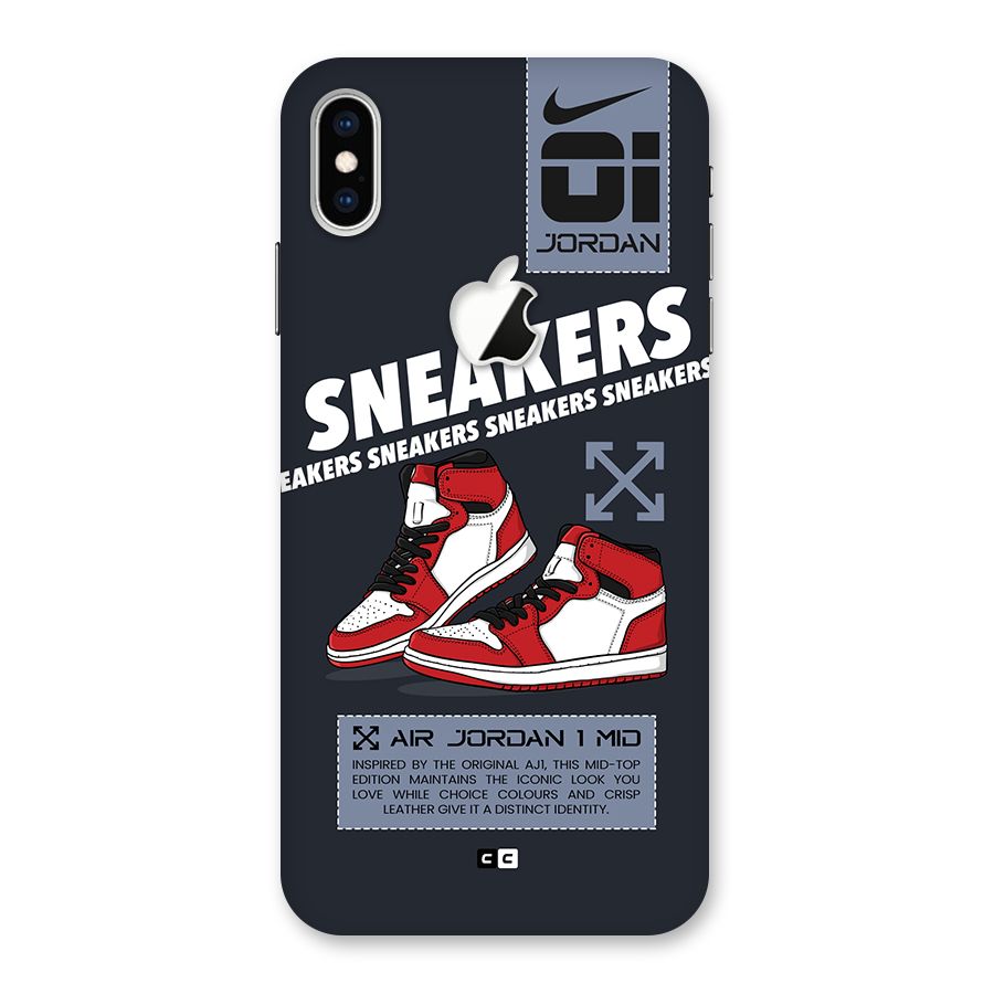 Fantastic Air Shoes Back Case for iPhone XS Max Apple Cut