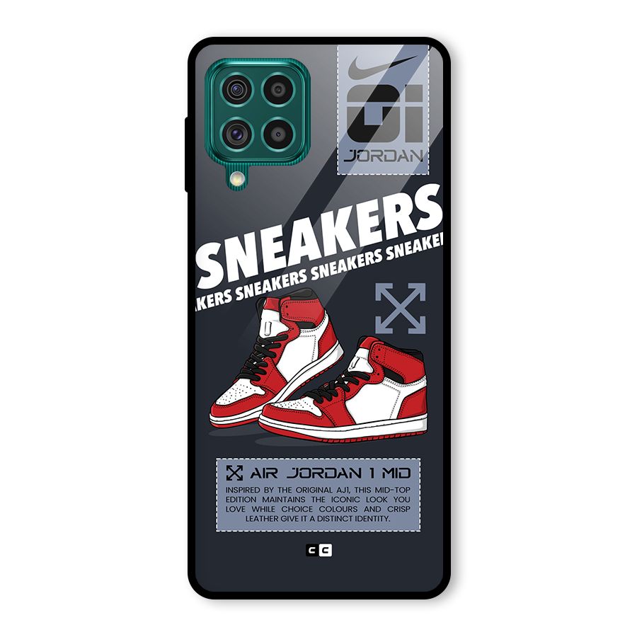 Fantastic Air Shoes Glass Back Case for Galaxy F62