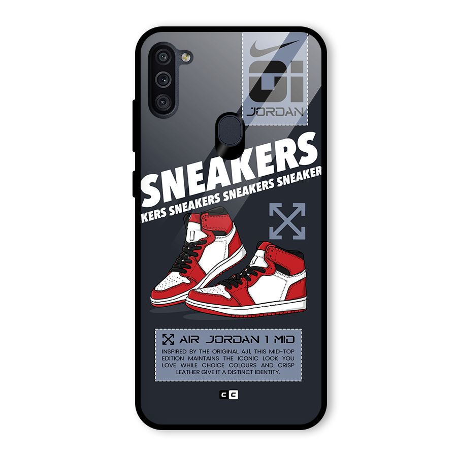Fantastic Air Shoes Glass Back Case for Galaxy M11