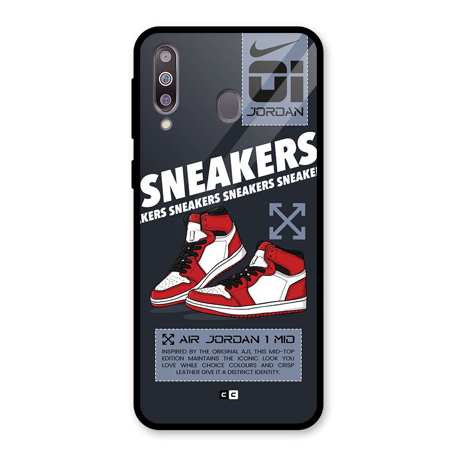 Fantastic Air Shoes Glass Back Case for Galaxy M30