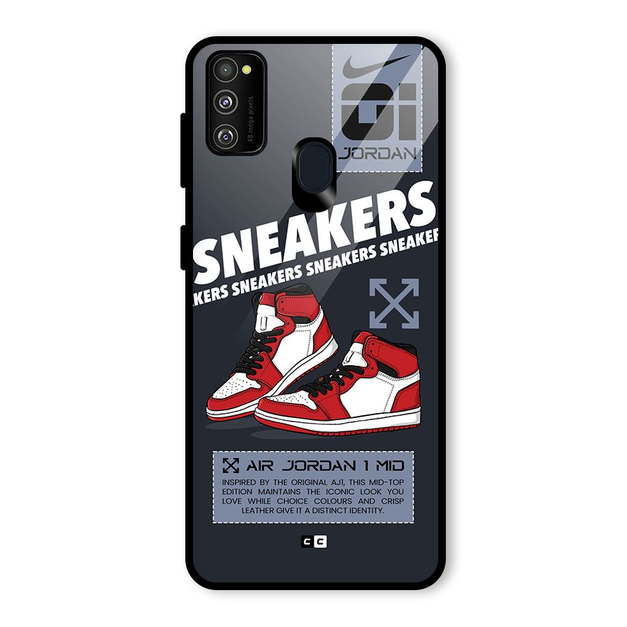 Fantastic Air Shoes Glass Back Case for Galaxy M30s