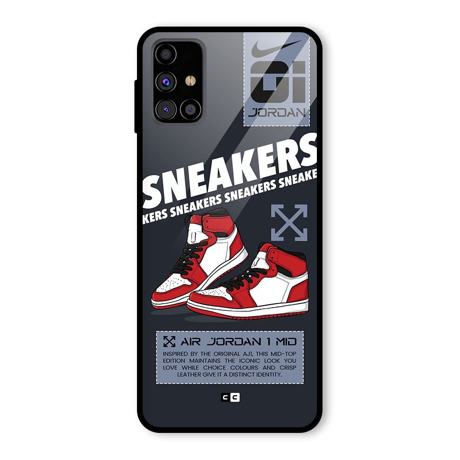 Fantastic Air Shoes Glass Back Case for Galaxy M31s