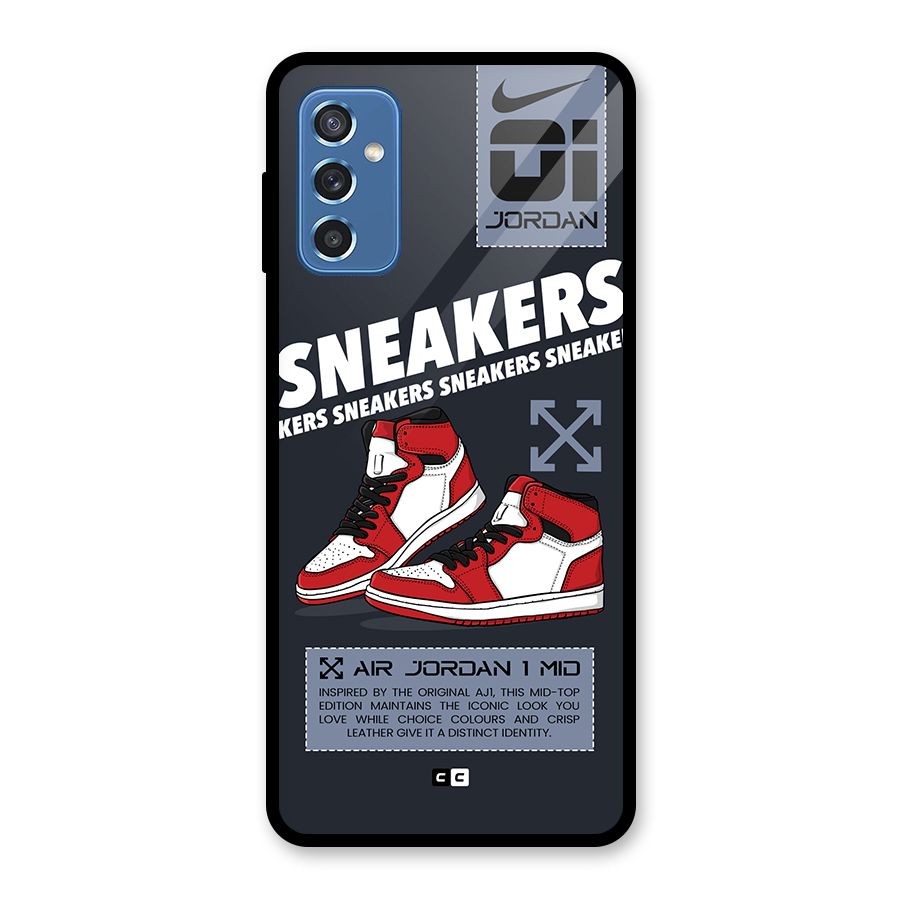 Fantastic Air Shoes Glass Back Case for Galaxy M52 5G
