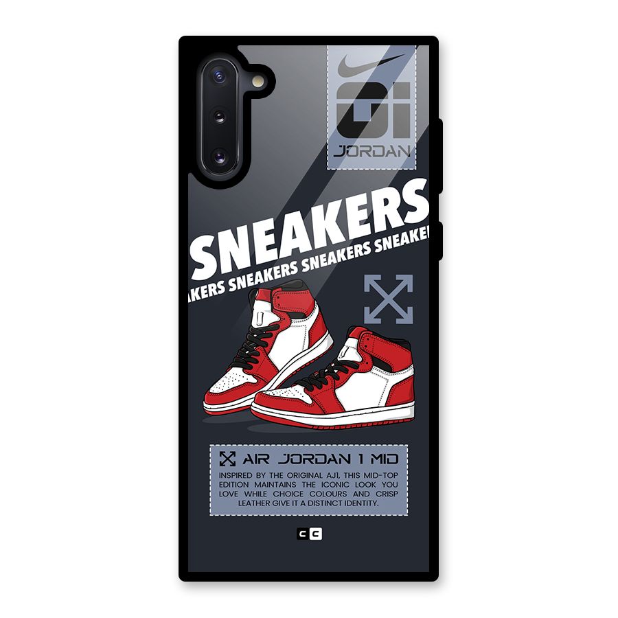 Fantastic Air Shoes Glass Back Case for Galaxy Note 10
