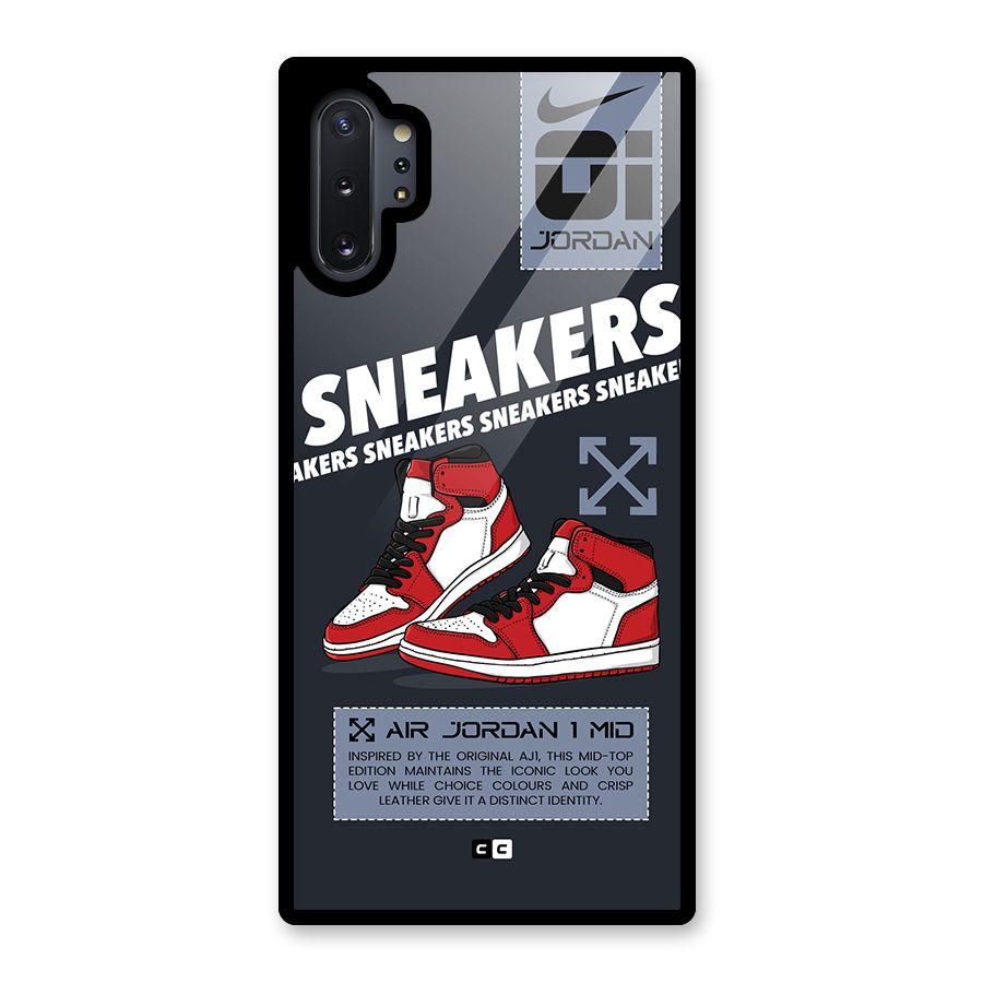 Fantastic Air Shoes Glass Back Case for Galaxy Note 10 Plus