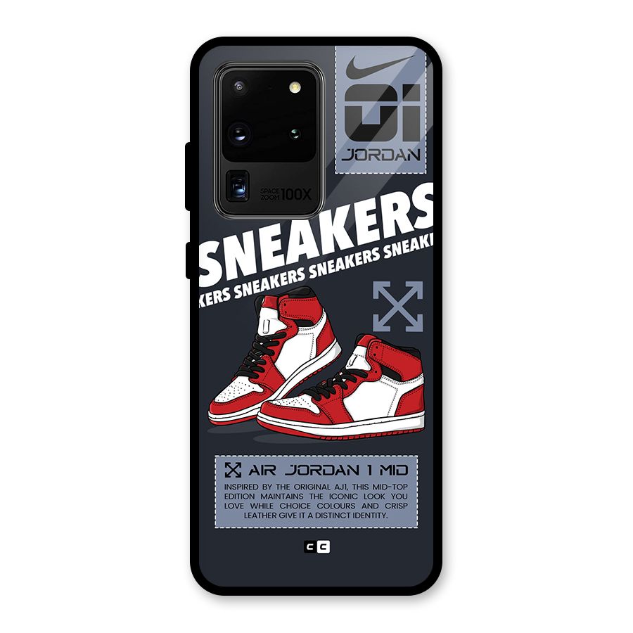 Fantastic Air Shoes Glass Back Case for Galaxy S20 Ultra