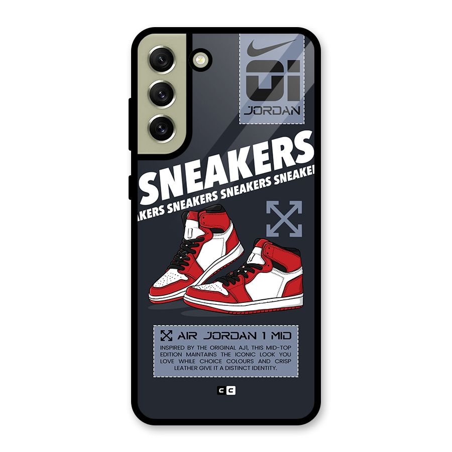 Fantastic Air Shoes Glass Back Case for Galaxy S21 FE 5G
