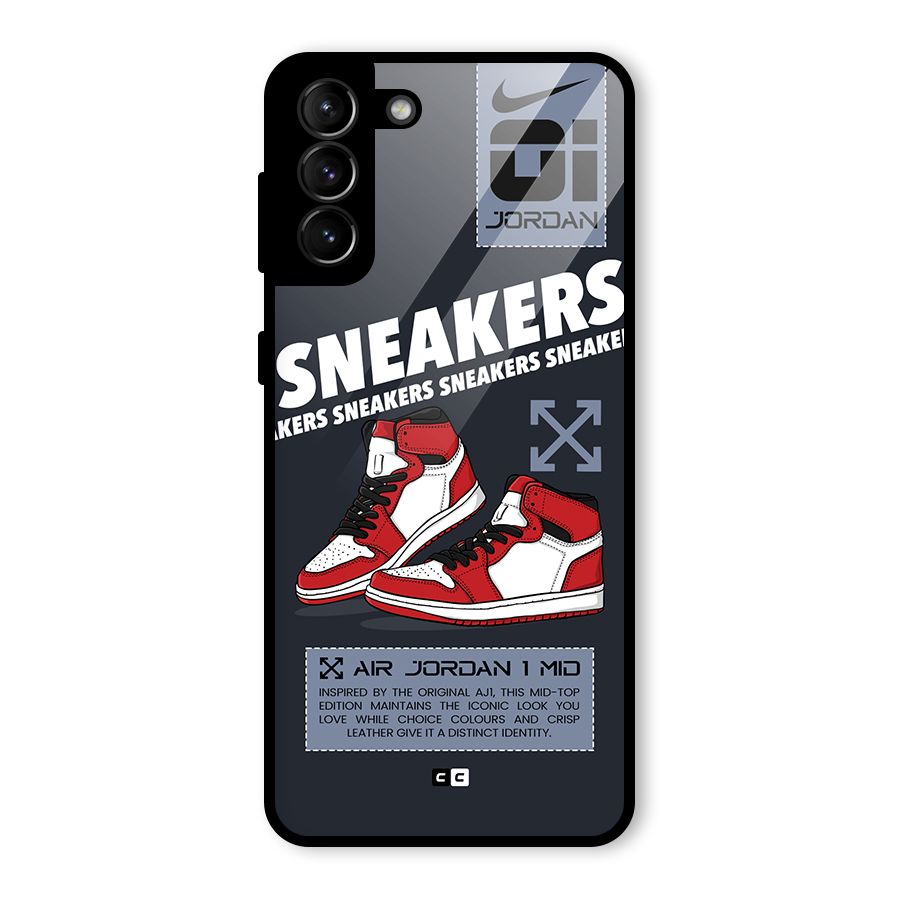Fantastic Air Shoes Glass Back Case for Galaxy S21 Plus
