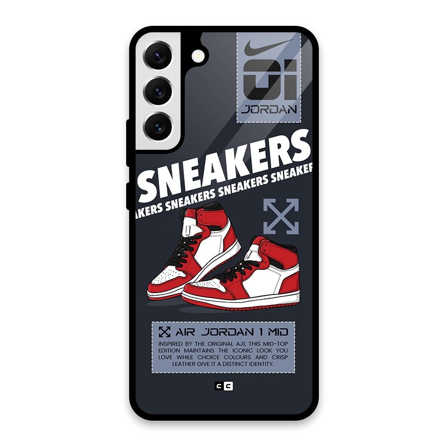 Fantastic Air Shoes Glass Back Case for Galaxy S22 Plus 5G