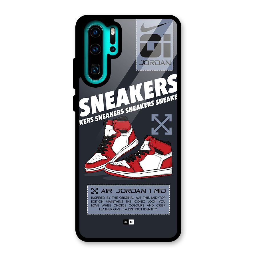 Fantastic Air Shoes Glass Back Case for Huawei P30 Pro