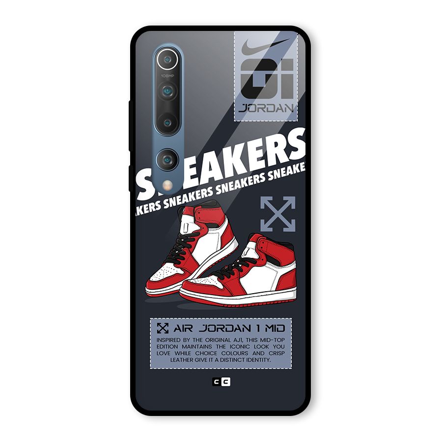 Fantastic Air Shoes Glass Back Case for Mi 10