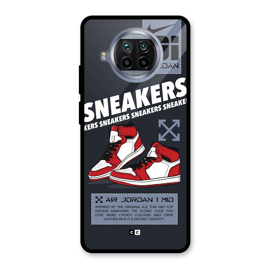 Fantastic Air Shoes Glass Back Case for Mi 10i