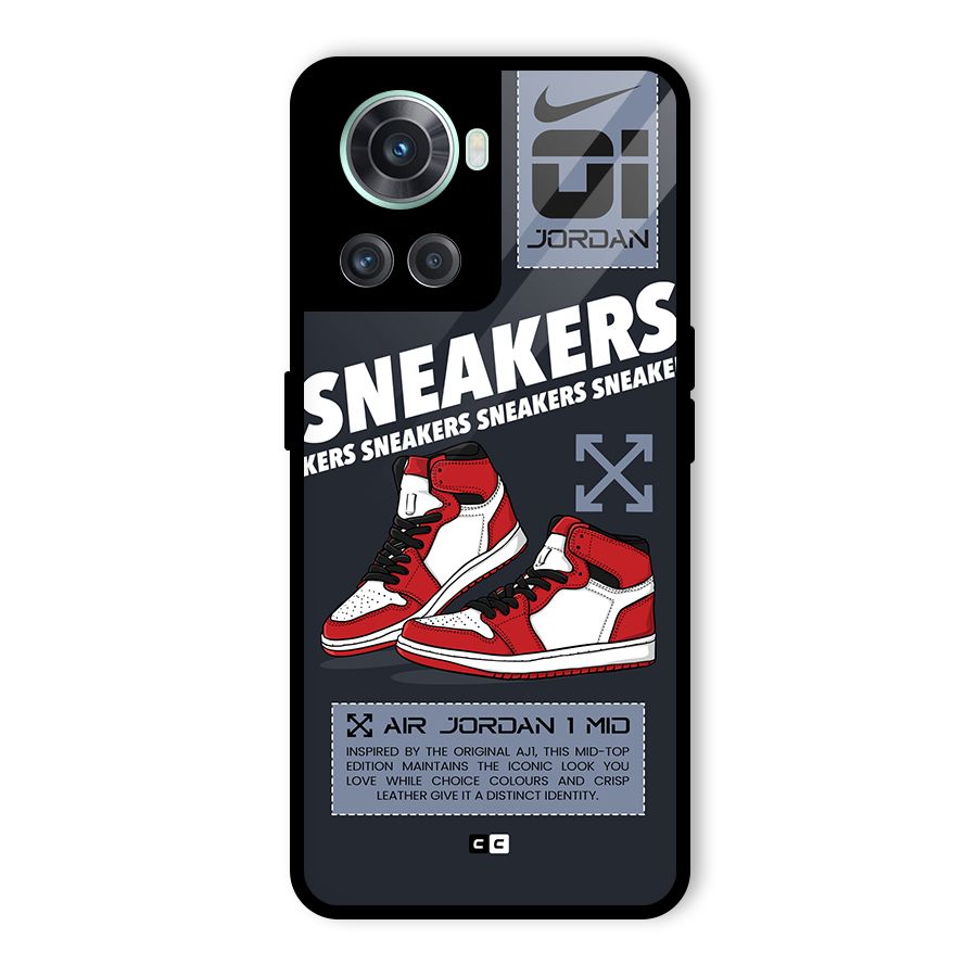 Fantastic Air Shoes Glass Back Case for OnePlus 10R