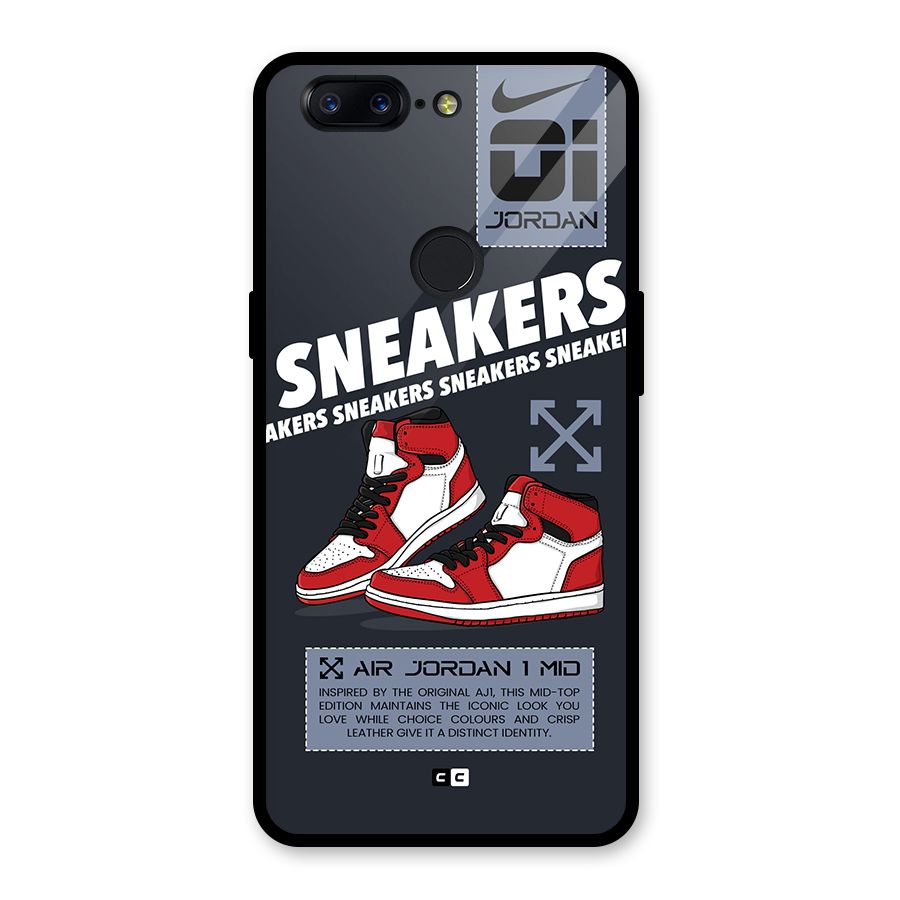 Fantastic Air Shoes Glass Back Case for OnePlus 5T