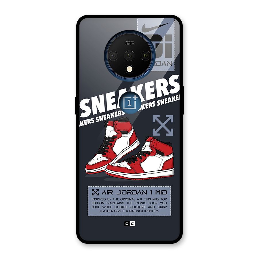 Fantastic Air Shoes Glass Back Case for OnePlus 7T