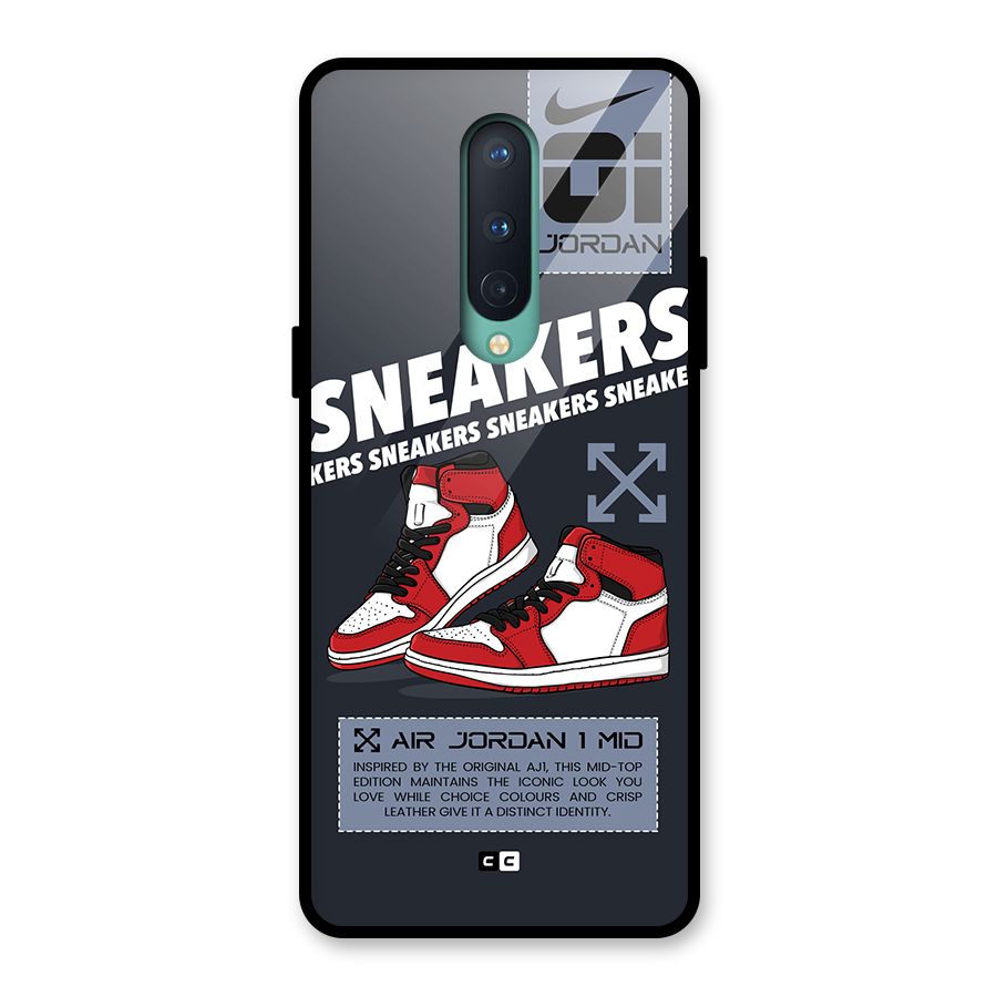 Fantastic Air Shoes Glass Back Case for OnePlus 8