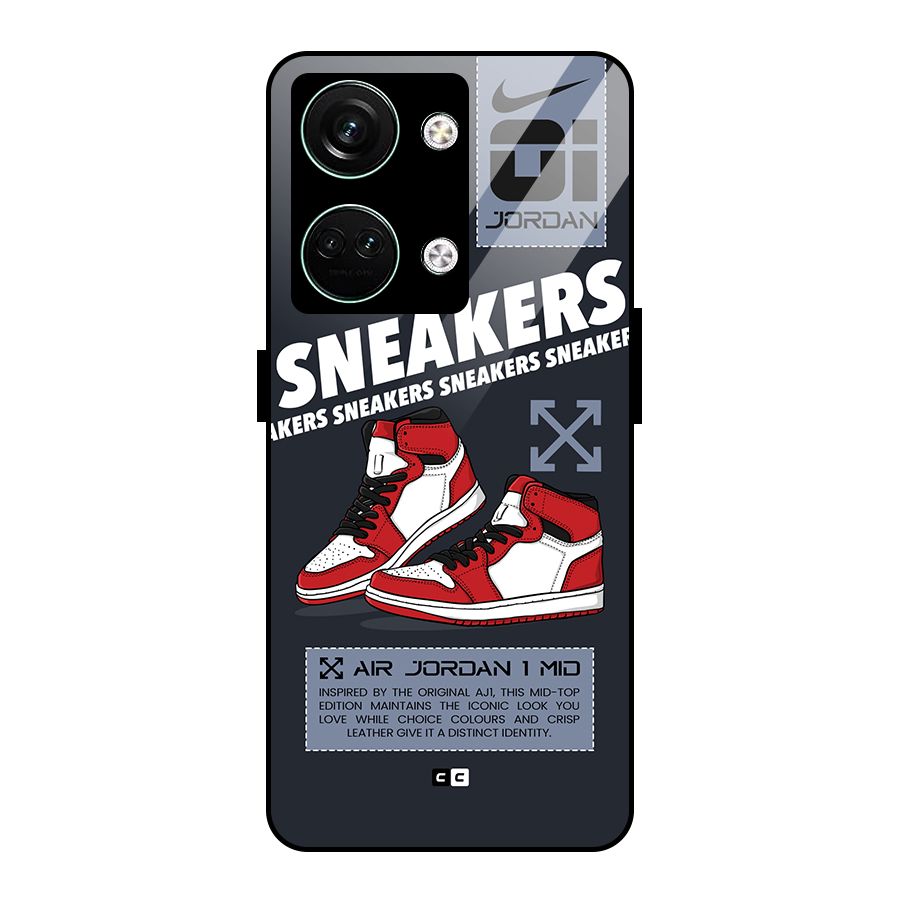 Fantastic Air Shoes Glass Back Case for Oneplus Nord 3