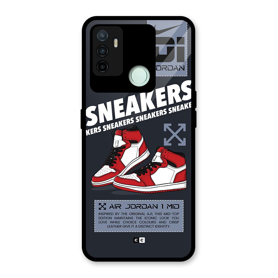 Fantastic Air Shoes Glass Back Case for Oppo A53