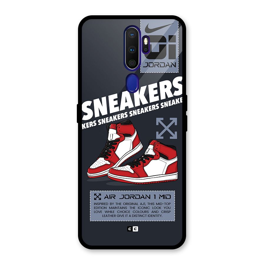 Fantastic Air Shoes Glass Back Case for Oppo A9 (2020)