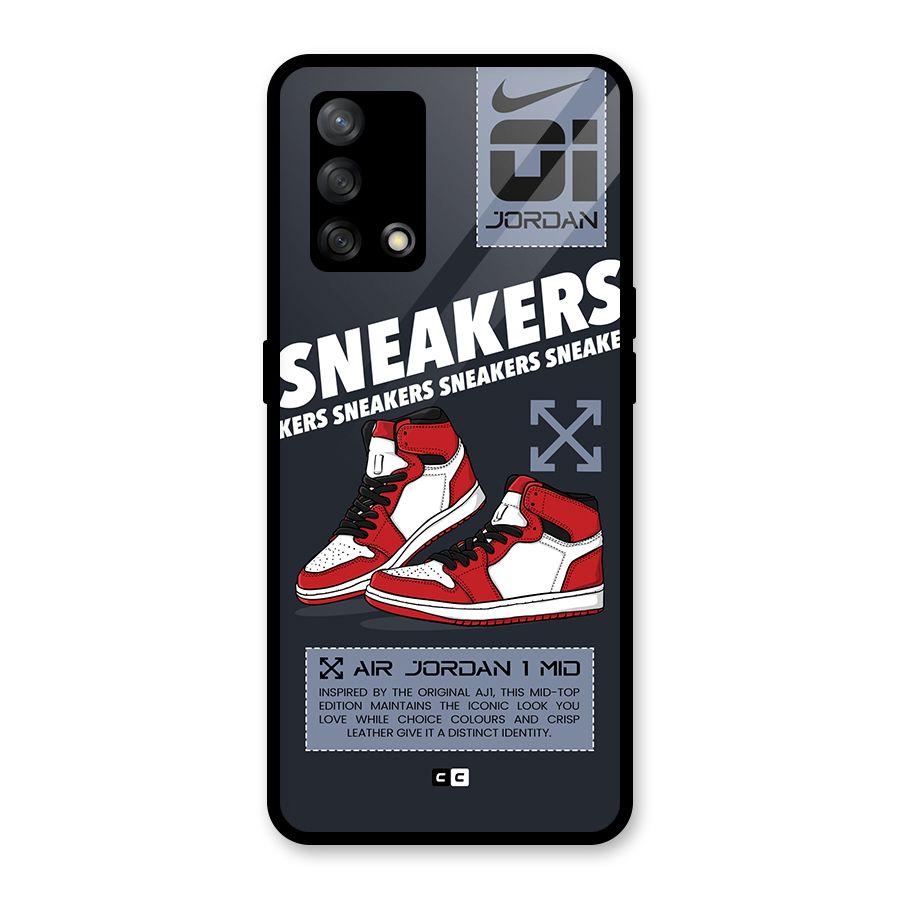 Fantastic Air Shoes Glass Back Case for Oppo F19s
