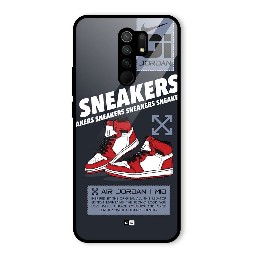 Fantastic Air Shoes Glass Back Case for Poco M2