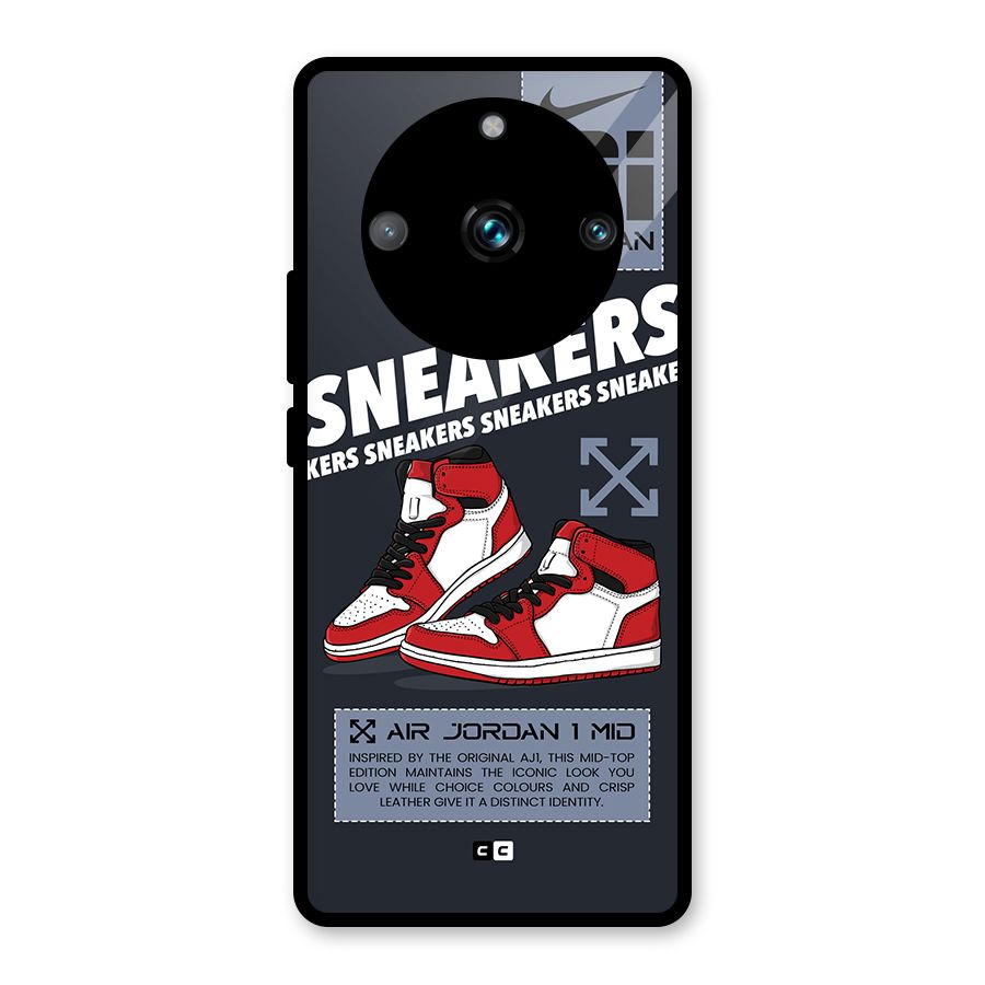 Fantastic Air Shoes Glass Back Case for Realme 11 Pro Plus