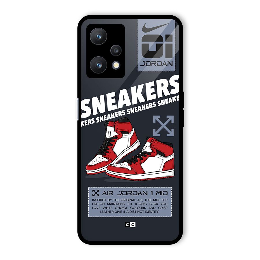 Fantastic Air Shoes Glass Back Case for Realme 9 Pro 5G