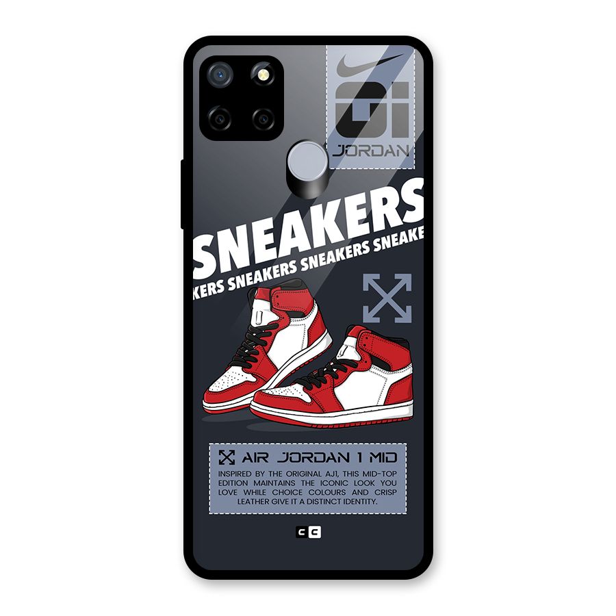 Fantastic Air Shoes Glass Back Case for Realme C12