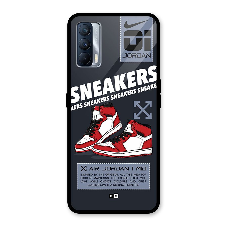 Fantastic Air Shoes Glass Back Case for Realme X7