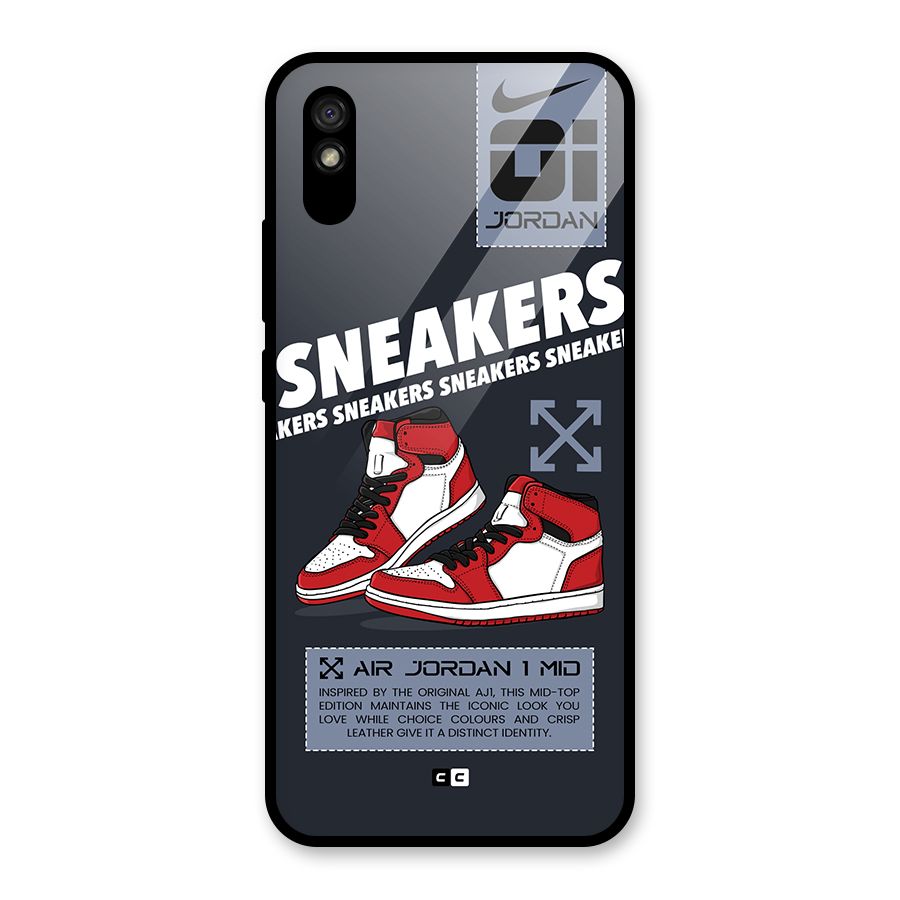 Fantastic Air Shoes Glass Back Case for Redmi 9A